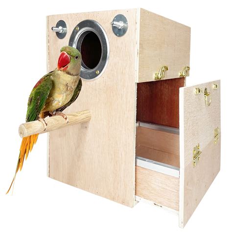 metal nest boxes for conures|nesting material for conures.